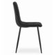 Scaun bucatarie/dining, Artool, Kara, catifea, metal, negru, 44.5x50.5x87 cm - imagine 9
