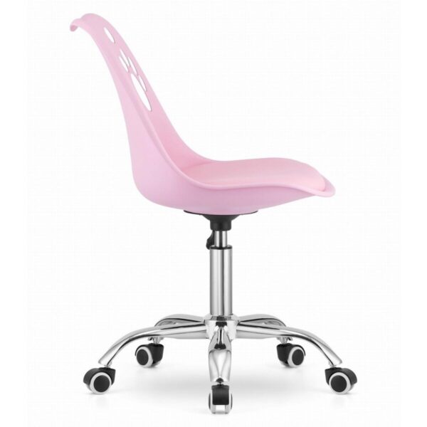 Scaun de birou, Artool, Print, rotativ, PP, roz, 50x57x93.5 cm - imagine 3