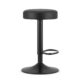 Scaun de bucatarie/bar, Artool, Rojst, rotativ, piele ecologica, negru, 38x38x62-83 cm - imagine 4