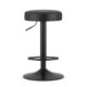 Scaun de bucatarie/bar, Artool, Rojst, rotativ, piele ecologica, negru, 38x38x62-83 cm - imagine 3