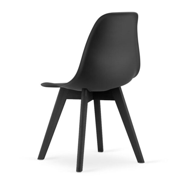 Scaun bucatarie/living, Artool, Kito, PP, lemn, negru, 46x54.5x80 cm - imagine 6