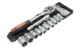 Trusa chei tubulare, 1/2", cu clichet reversibil, extensie, 12 piese, Breckner Germany - imagine 4