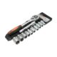 Trusa chei tubulare, 1/2", cu clichet reversibil, extensie, 12 piese, Breckner Germany - imagine 2
