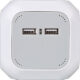 Prelungitor Brennenstuhl forma de cub cu prize si USB, 1.4m - imagine 5