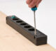 Prelungitor Brennenstuhl Bremounta 5 prize, 2 USB-uri, 3m, Buton On Off, prindere in suruburi - imagine 3