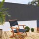 Paravan pentru balcon, terasa, gard PVC, gri, 1300 g/m2, UV, 3x1 m - imagine 3