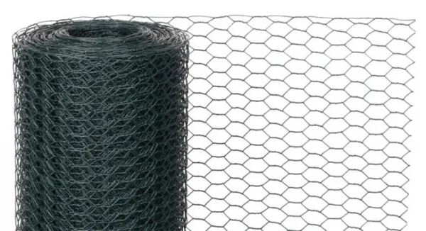 Gard plasa rabitz, pvc, verde, 13 mm, 0.9 mm, inaltime 0.5 m - imagine 5