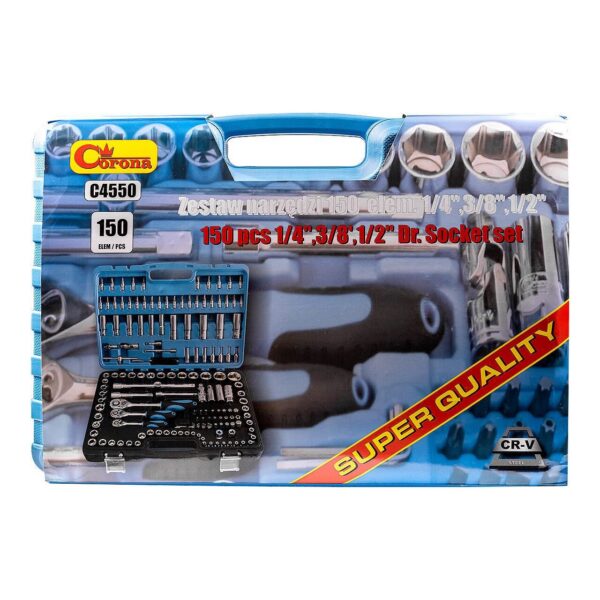 Trusa profesionala de scule, set 150 piese, Richmann - imagine 2