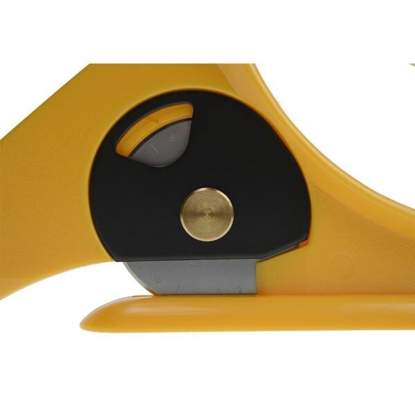 Cutter profesional pentru mocheta, linoleum, carton - OLFA 45 mm - imagine 3