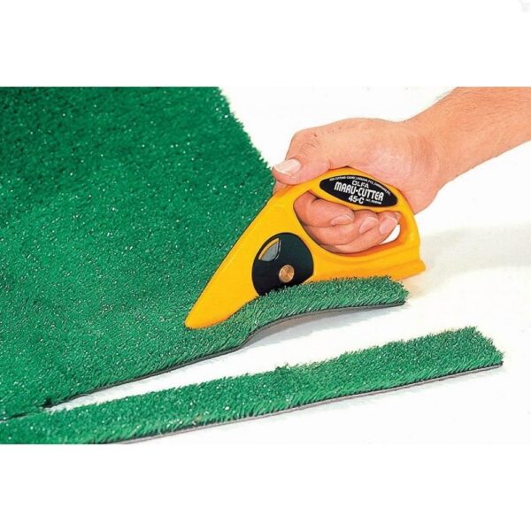 Cutter profesional pentru mocheta, linoleum, carton - OLFA 45 mm - imagine 4