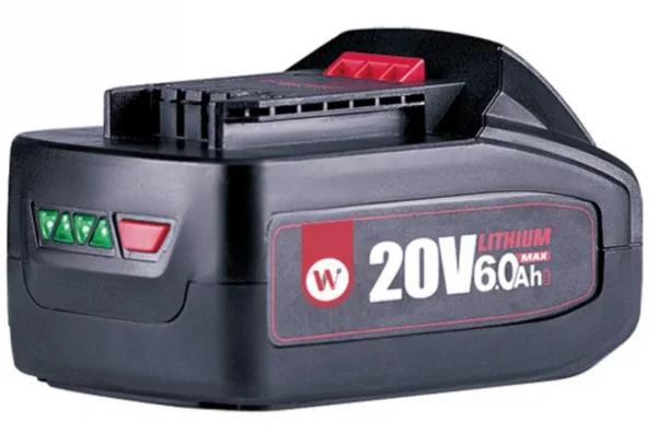Acumulator pentru sculele WORCRAFT, 20 V, 6 Ah Li-ion - imagine 3