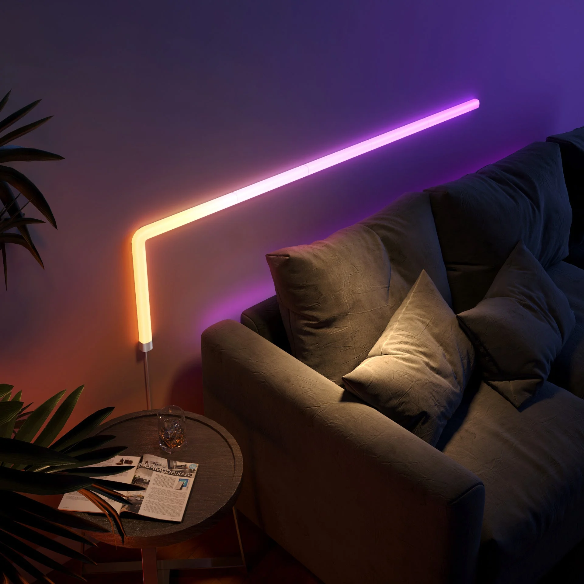 Set 6 buc bara LED Govee Glide Wall Light RGBIC Smart, Sincronizare Muzica, Wifi, Alexa, Google Assistant 2 Set 6 buc bara LED Govee Glide Wall Light RGBIC Smart, Sincronizare Muzica, Wifi, Alexa, Google Assistant