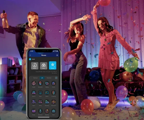 Banda LED Govee H6144 RGBIC, Sincronizare Muzica, Wifi si Bluetooth 10m, Alexa, Google Asistant - imagine 11