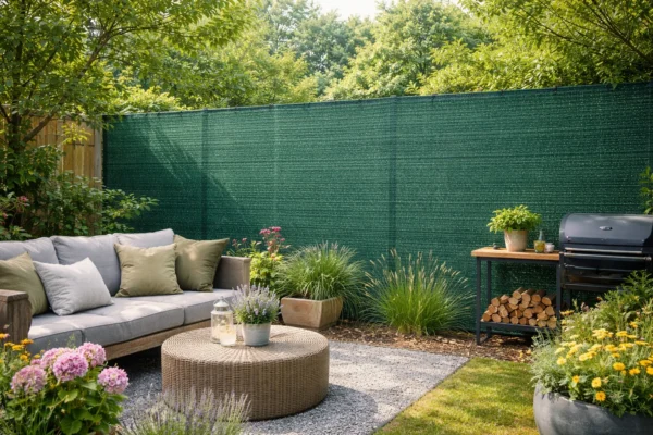 Plasa de umbrire, HDPE, 140 g/mp, grad de umbrire 85%, verde, 10x1.5 m - imagine 10