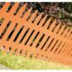 Gard de gradina decorativ, din plastic, maro deschis, set 7 buc, 3.2 m x 35 cm - imagine 2
