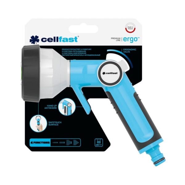 Pistol stropit gradina, tip dus, 4 moduri, Ergo, Cellfast - imagine 3