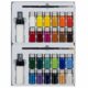 Set vopsele pentru pictura pe imbracaminte/materiale, Maaleo, cu pensule, 24 bucati, 10 ml