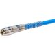 Furtun aer/presiune, spiralat, PU, albastru, 8x5 mm, 10 bar, 10 m, Richmann - imagine 3