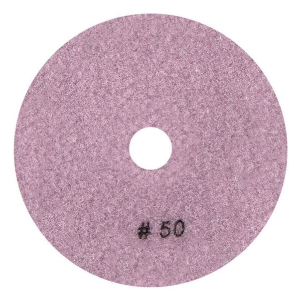 Discheta diamantata, lustruit/slefuit, umed/uscat, flexibila, K50, 125 mm, Graphite - imagine 2