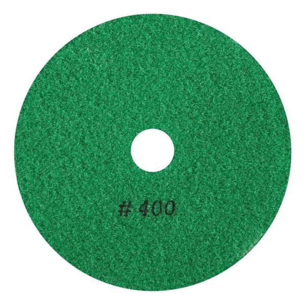 Discheta diamantata, lustruit/slefuit, umed/uscat, flexibila, K400, 125 mm, Graphite - imagine 3