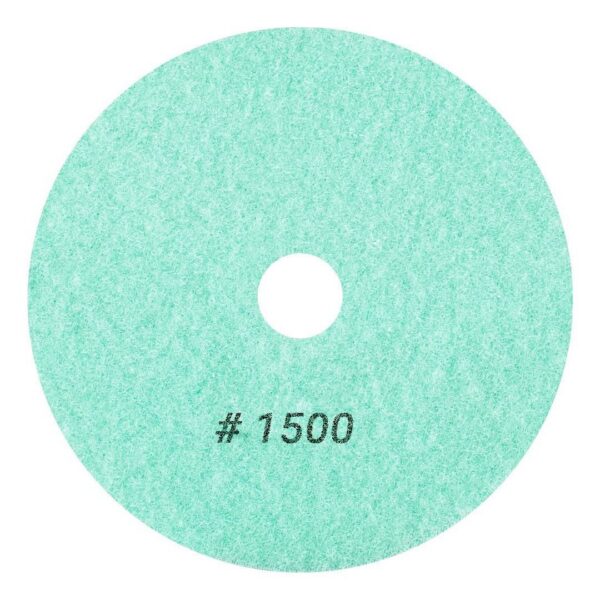 Discheta diamantata, lustruit/slefuit, umed/uscat, flexibila, K1500, 125 mm, Graphite - imagine 2
