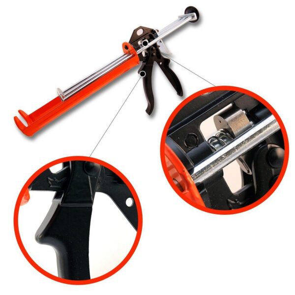 Pistol, presa, cartus silicon, 300 ml, 22.5 cm, Richmann Exclusive - imagine 2