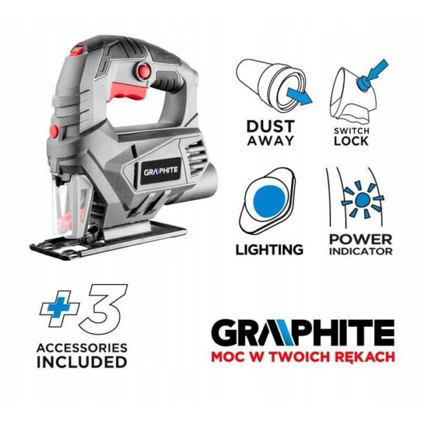 Fierastrau pendular 450 W, GRAPHITE - imagine 5