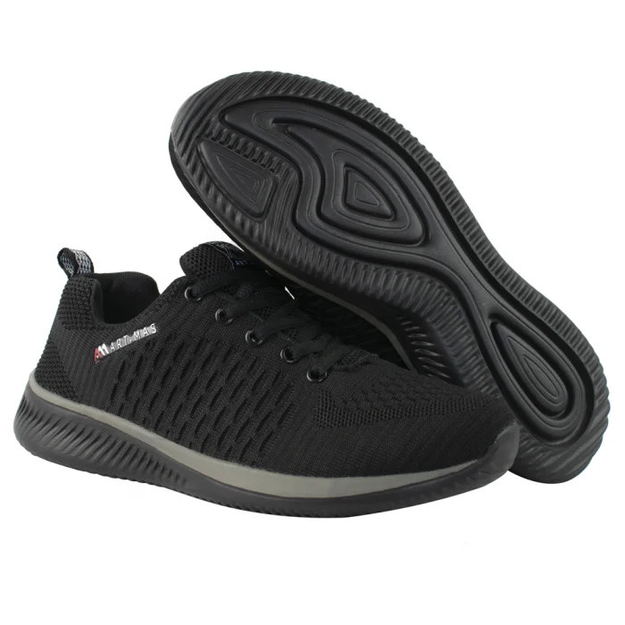 Pantofi casual, textil, talpa spuma Eva, negru si gri, marime 41, ART.MAS 1 Pantofi casual, textil, talpa spuma Eva, negru si gri, marime 41, ART.MAS