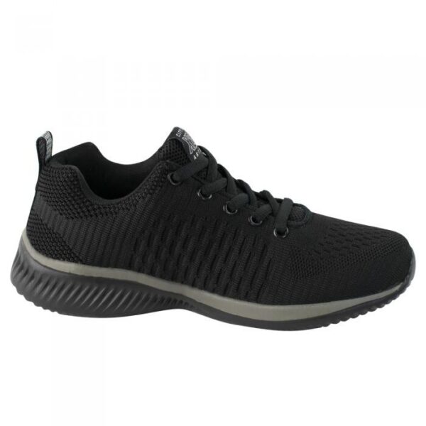 Pantofi casual, textil, talpa spuma Eva, negru si gri, marime 37, ART.MAS - imagine 4