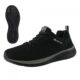 Pantofi casual, textil, talpa spuma Eva, negru si gri, marime 37, ART.MAS - imagine 2