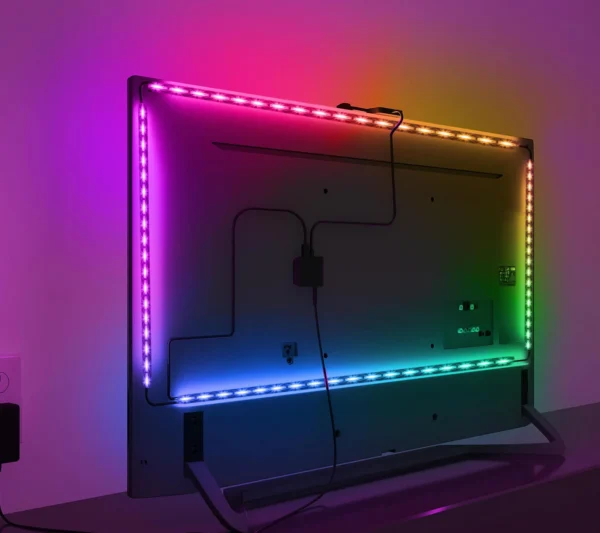 Banda LED TV Govee Immersion Wi-Fi TV RGBIC, Camera ColorSense 1080p HD, 3.8 m - imagine 17