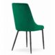 Scaun bucatarie/living, Artool, Imola, catifea, metal, verde, 48.5x61x93.5 cm - imagine 4
