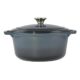 Oala de fonta emailata cu capac, maner din inox, 4 L, Perfect Home