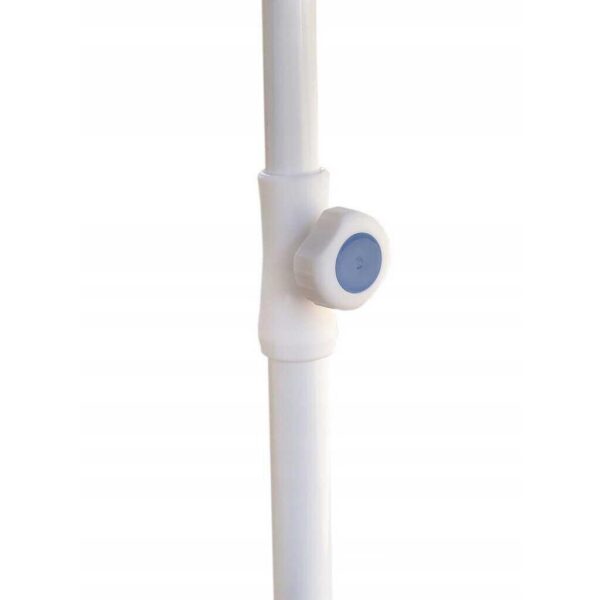Umbrela balcon/terasa, Jumi, cu manivela, antracit, 220x130x240 cm - imagine 4