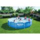 Piscina structura metalica, rotunda, albastru, 366x76 cm, Bestway Steel Pro - imagine 6