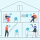 Sistem Wi-Fi Mesh Taotronics Tri-Band (2-pack) AC3000 Gigabit cu acoperire completa pentru casa - imagine 10