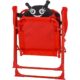 Set mobilier gradina/terasa pentru copii, pliabil, rosu, model buburuza, 1 masa cu umbrela, 2 scaune, Melisenda - imagine 2