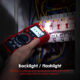 Multimetru digital AstroAI M4KOR, TRMS 4000, Ohmmetru, Voltmetru 1,5V   9V   12V, Masurare fara contact, Lanterna - imagine 4