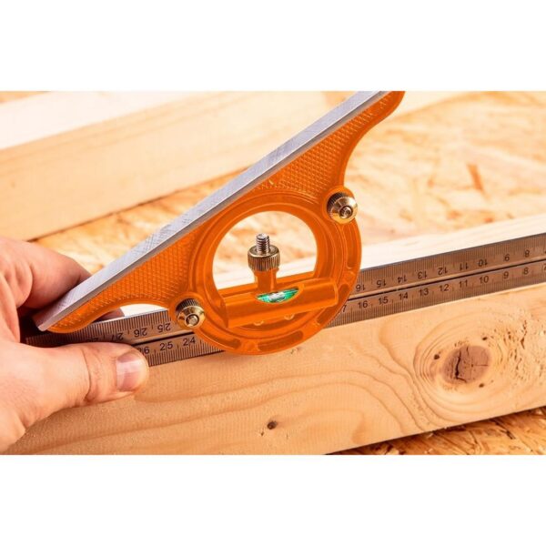Instrument multifunctional de masurat unghiuri, 30 cm, NEO - imagine 6