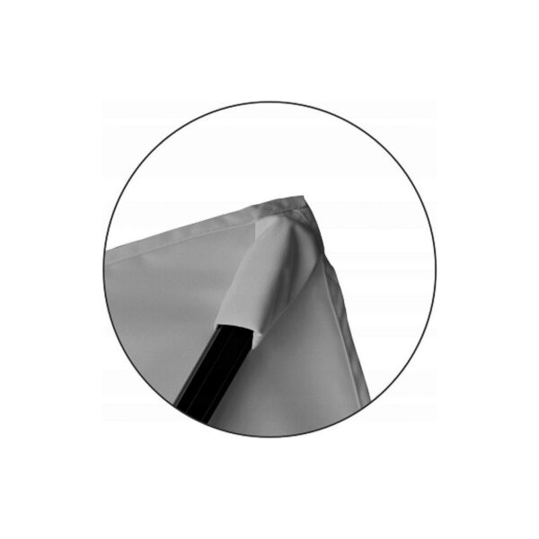 Umbrela gradina/terasa, cu articulatie, gri, 250x250 cm, Roma - imagine 6