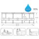 Piscina structura metalica, rotunda, albastru, 366x76 cm, Bestway Steel Pro - imagine 4