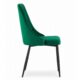 Scaun bucatarie/living, Artool, Imola, catifea, metal, verde, 48.5x61x93.5 cm - imagine 5