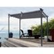 Pergola pentru gradina/terasa, retractabila, cadru metalic, gri, 3x4x2.3 m - imagine 4