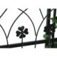 Arcada metalica, pergola, pentru gradina, cu portita, 106x50x217 cm - imagine 2