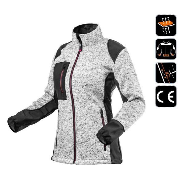 Hanorac tricotat pentru femei, model Woman Line, marimea XXL/44, NEO - imagine 10