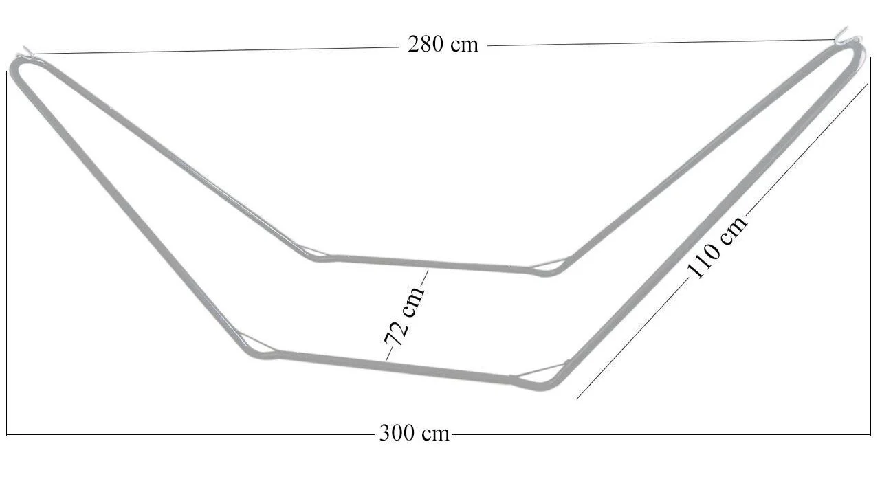 Suport hamac, max 100 kg, 280x72x110 cm, Viktor 2 Suport hamac, max 100 kg, 280x72x110 cm, Viktor