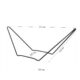 Suport hamac, max 150 kg, 335x109x120 cm, Boris - imagine 5