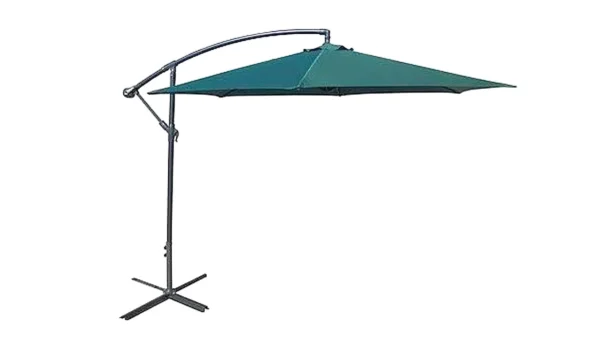 Umbrela gradina/terasa, articulatie tip banana, verde, 300 cm, Demi - imagine 3