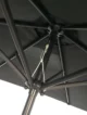 Umbrela plaja, cu manivela, gri antracit, 230 cm, Zoe - imagine 7