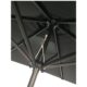 Umbrela plaja, cu manivela, gri antracit, 230 cm, Zoe - imagine 5